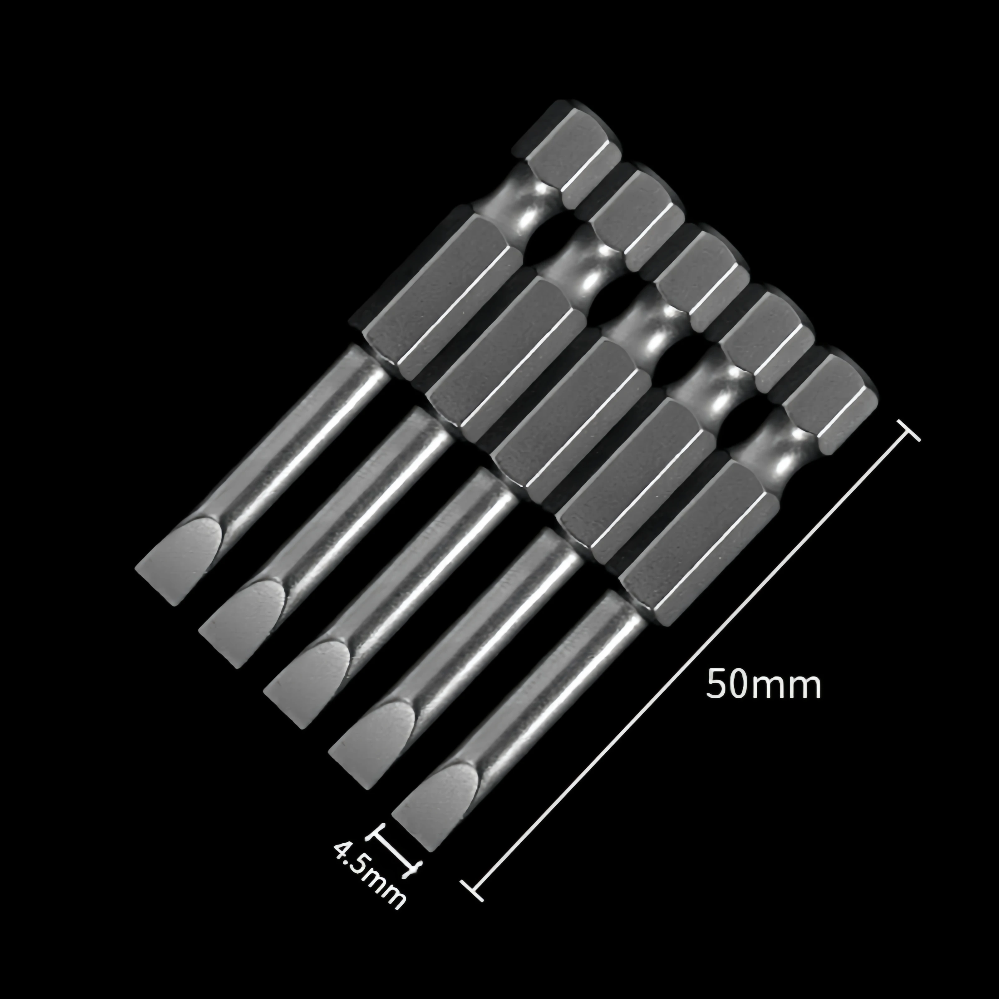 Wholesale 1/4 Flat Screwdriver Bit with Magnetic S2 Slotted Electric Drill Bits at Low Price