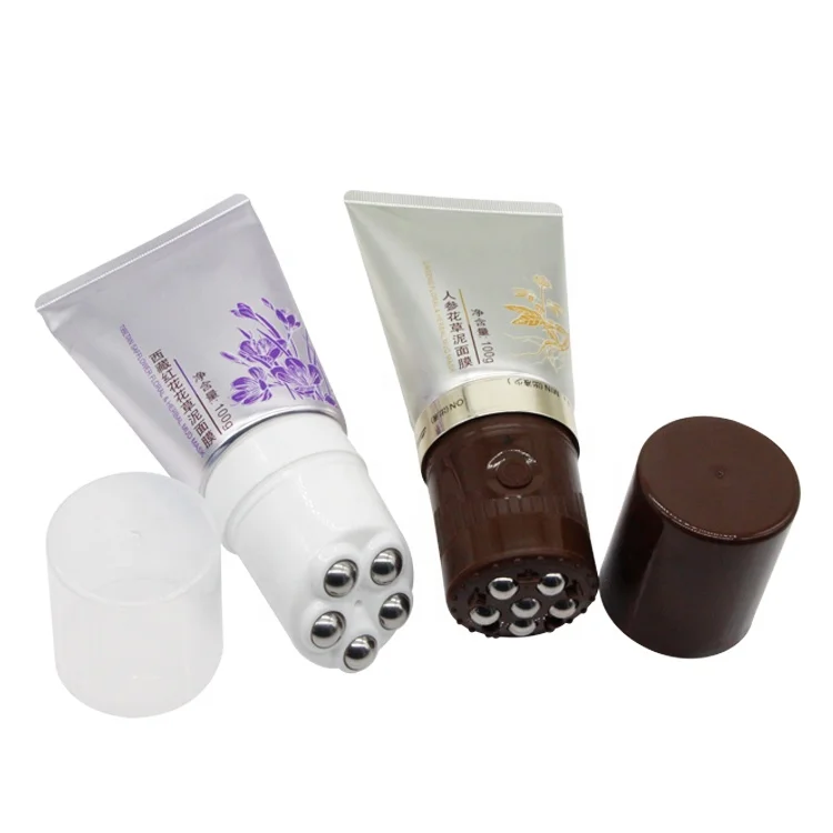 Roller Ball Massage Cream Body Lotion Gel Skin Care Cosmetic Pe Soft Tube