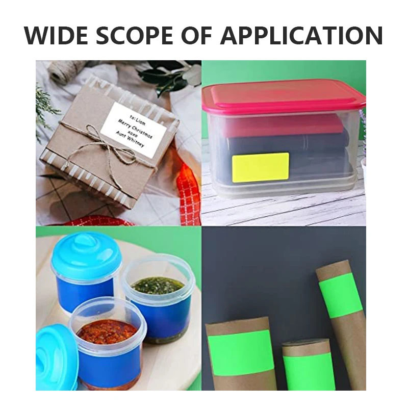 Rectangular 40*19MM Blank Sealing Sticker For Handmade Products DIY Note Gift Self-adhesive Packaging Label