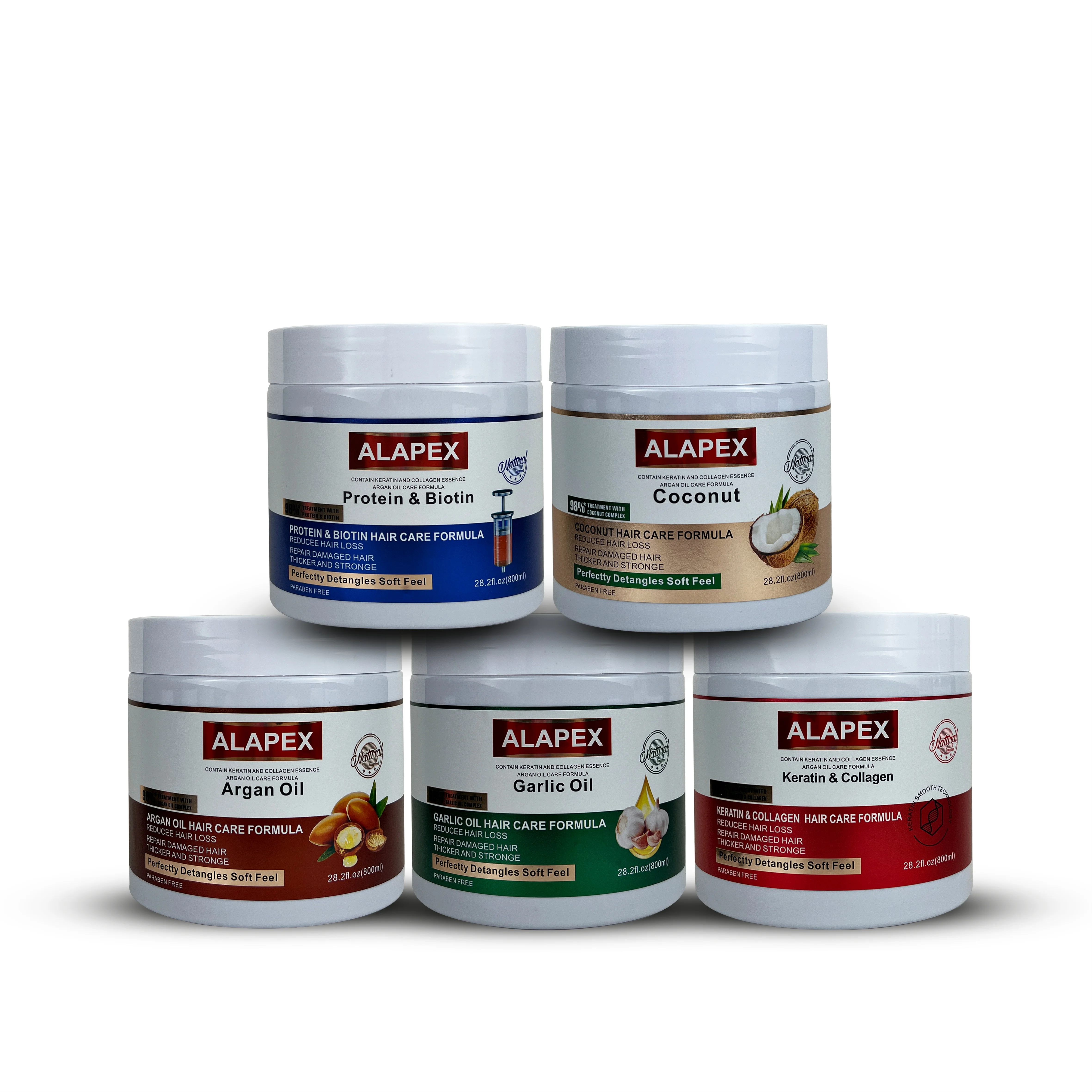 ALAPEX Wholesale prices keratin Morocco for many types hair care 800ML hair mask