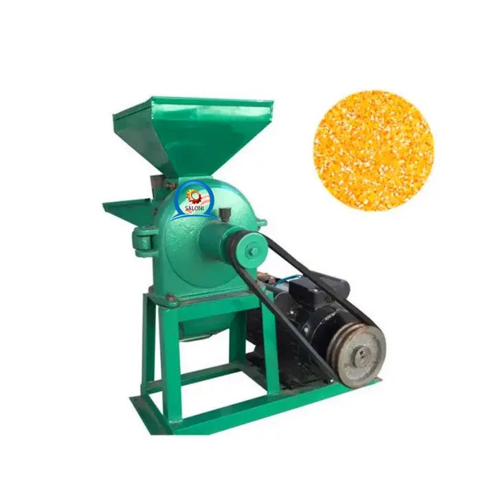 hot sale small capacity corn maize grain disk mill crushing grinder grinding machine