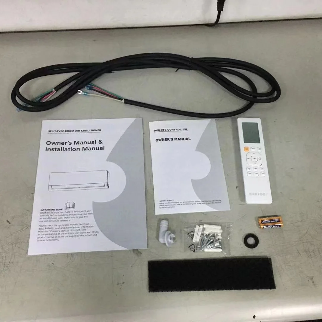 Kanion Inverter R32 9000Btu Split Air Conditioner High efficiency A++ mini ac air conditioner