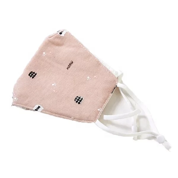 3 слоя школьных носочков из хлопка на лицевой крышки для детей, принт по всей длине детской m.a.s.k