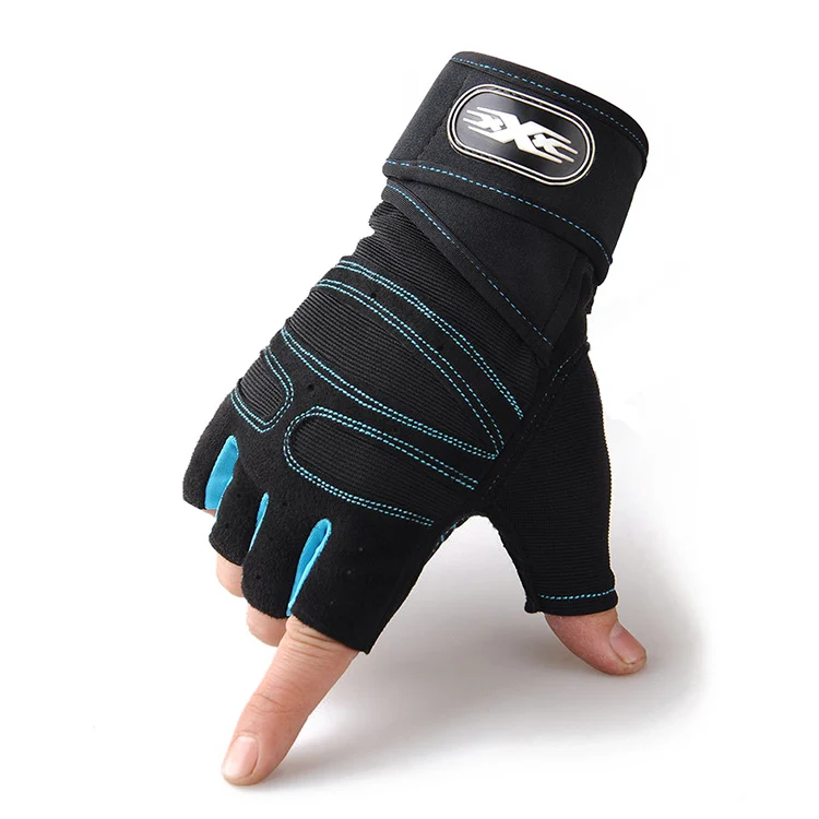 Fitness training gloves weight lifting gloves sport gym half-finger gloves