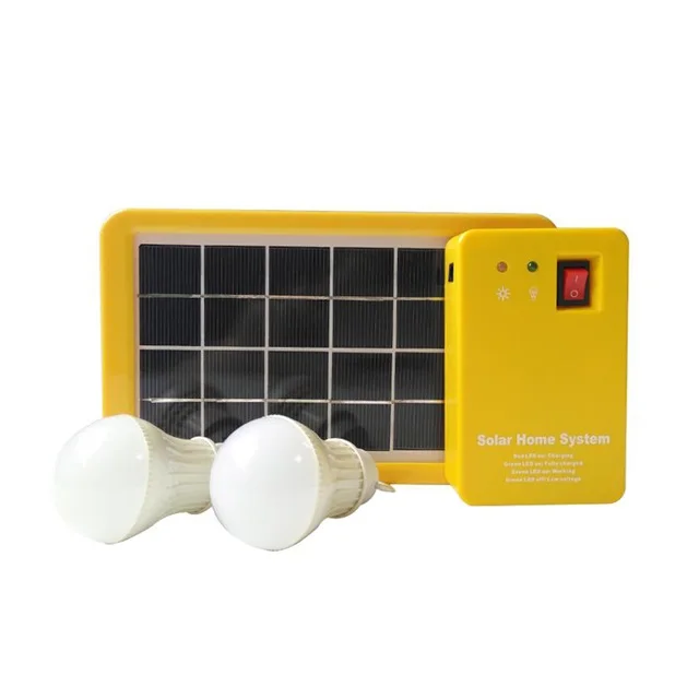 ESG Outdoor Lighting System Mini Solar Generator With DC Led Bulbs 3W 7w 10w portable Solar System