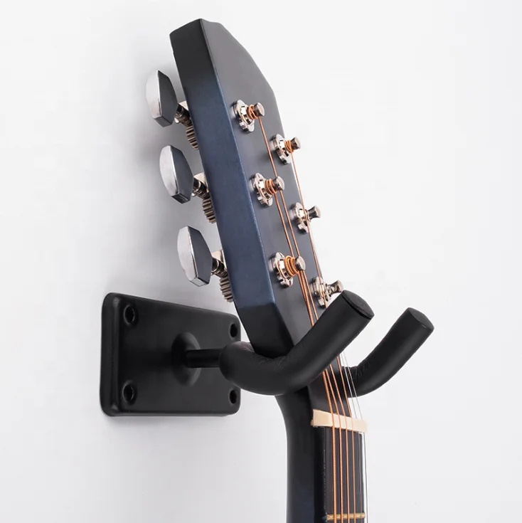guitar hanger and guitar wall mount bracket holder for acoustic and electric guitars hook