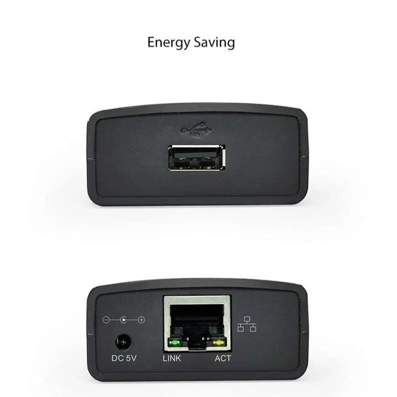 wireless Networking Print Server, USB 2.0 Print Server with power adapter
