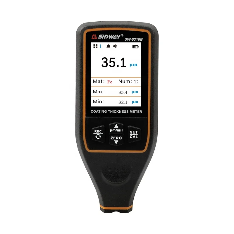 SNDWAY SW-6310A High Sensitive Probe Paintwork Lacquer meter Car Thickness Gauge