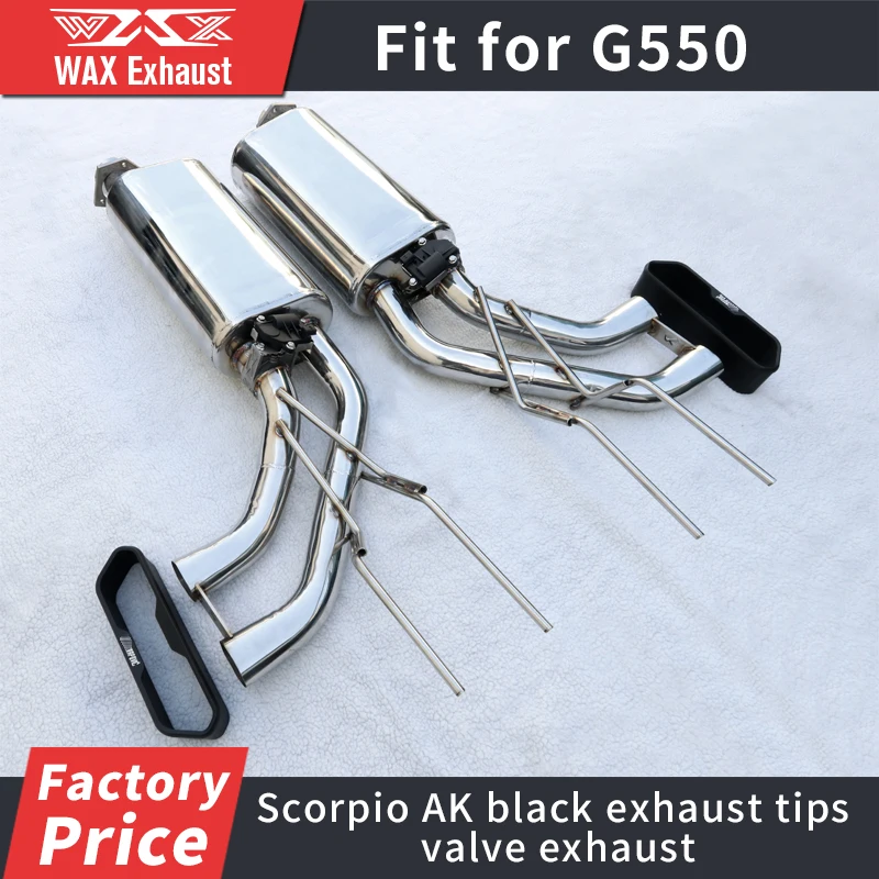 Exhaust Catback for MERCEDES-BENZ G500 G550 G63 W463 W464 4.0T 5.5T 2012-2022 Valved Exhaust Cat-back