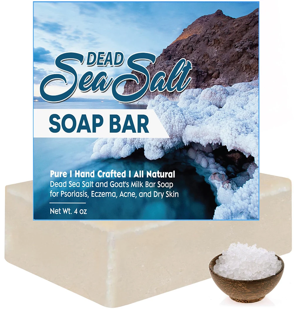 Wholesale Private Label 100% Natural Handmade Pure Organic Soap Natrulo Dead Sea Salt Soap Bar for Face & Body