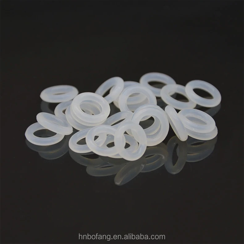 1 mm Cross Section Diameter  Good Tear Resistant and Low Temperature Resistant High Transparent Silicone O Ring