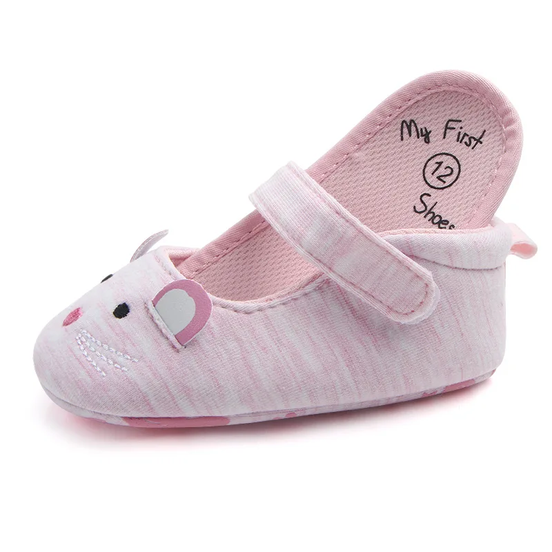 Wholesale Cute new born Baby Shoes Colored Cotton Baby girl Anti-skid prewalkers Shoes