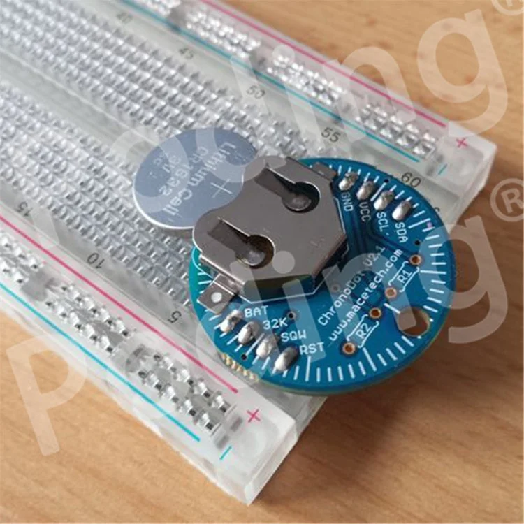 3013 THM Holder for 16mm Cell Nickel Plate 3V Coin Cell CR1620, CR1625, CR1632 Battery Retainer Clip