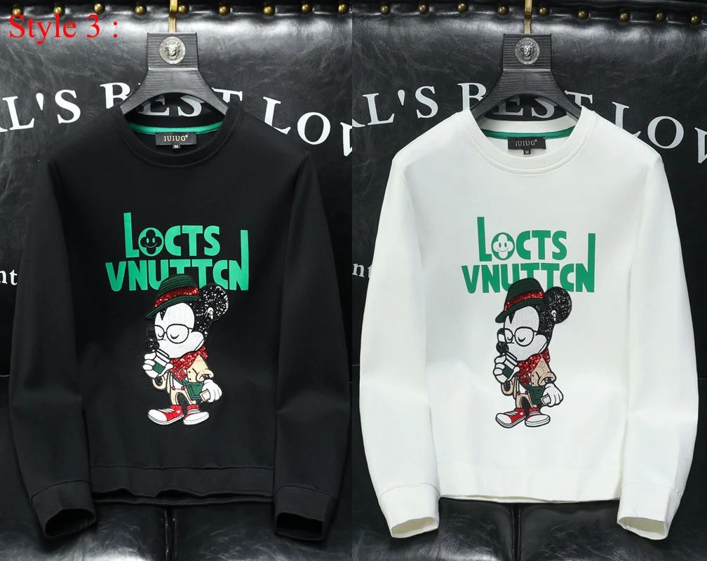 Design High Quality Cotton Oversize Crewneck Sweatshirts Brand Luxury Long Sleeve Sweatshirt