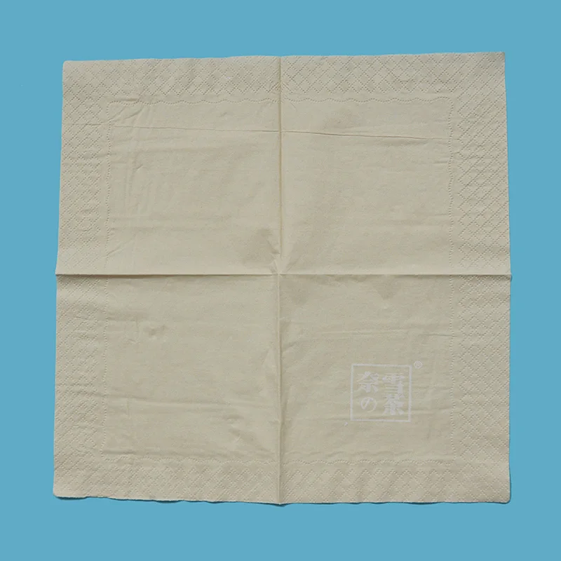 Отель салфетки банкетные на заказ напечатанные бумажные полотенца оптом с высоким качеством и низкой ценой 2 Ply