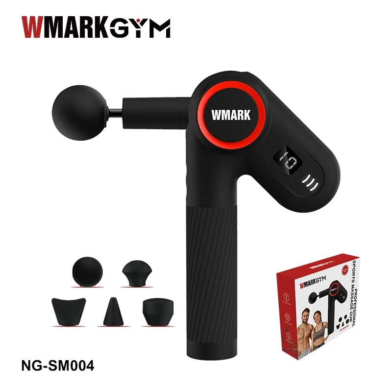 WMARK Wholesale Handheld Full Body Massager Deep Tissue Muscle Fascia Gun Professional GYM Vibrating Rechargeable Massage Gun