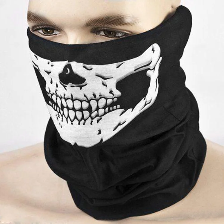 Factory supply Low MOQ head scarf multifunction Skull face bandanas tubulares