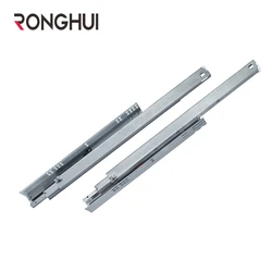 Ronghui 3-fold Hidden Press Rebound Concealed Kitchen Cabinet Slide Heavy Duty Drawer Slide