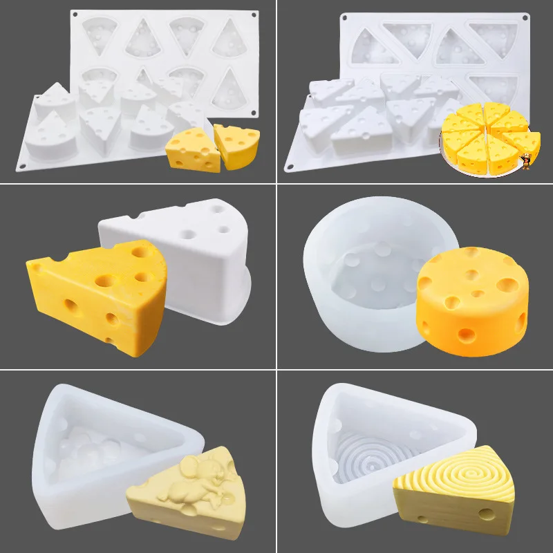 8 cavities mini press making gouda tart cake maker mould square silicone curd cheese mold set for cheese