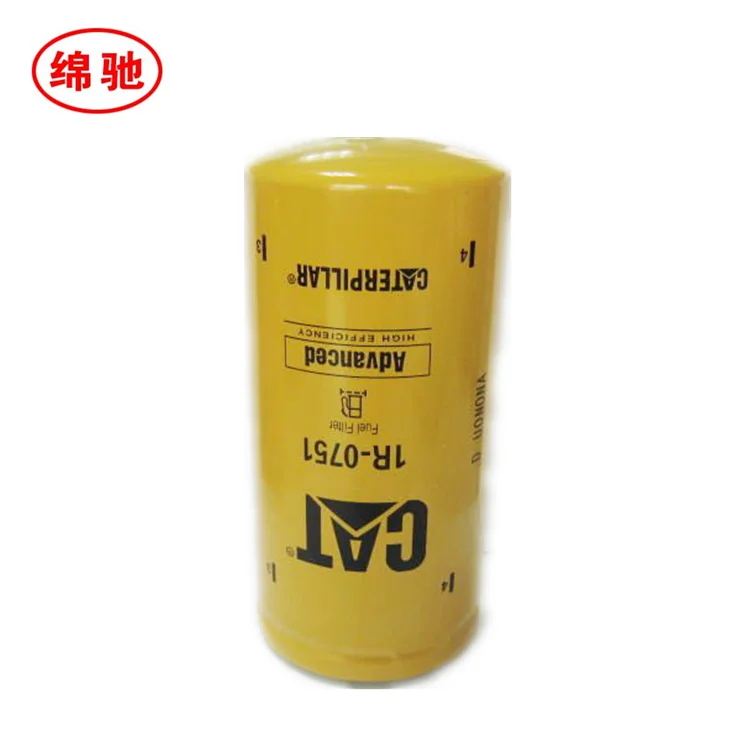 Wholesale original Construction machinery engine parts fuel filter 1R0751 for heavy machinery
