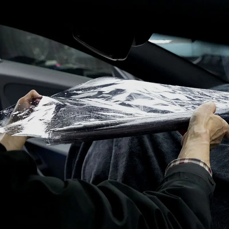 Wrapwiz CR35 Car Window High-Definition Transparent Anti Fog UV Explosion Sunscreen Proof Windows Film car window tint film