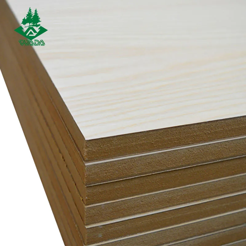 laminated mdf board 18mm mdf wood board price board veneer factory