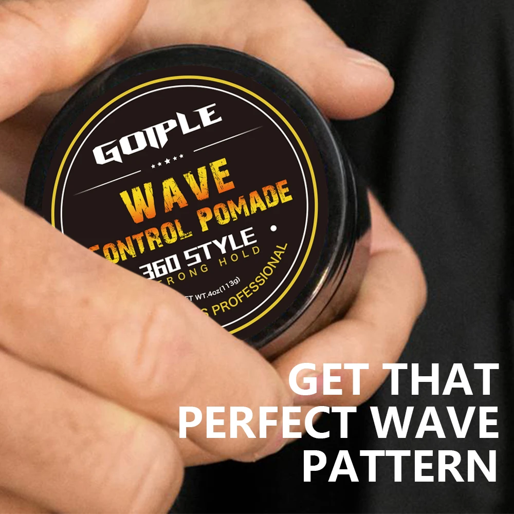 Custom Logo Men Curly Hair Products Wavy Hair Cream Hair Wax Wave Control Pomade Private Label