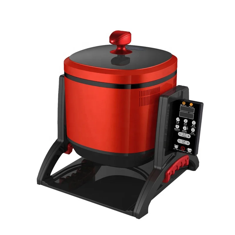 Intelligent Stir Fry Chicken Meat Cooking Mixer Machine Robot Fried Rice Fast Food Machine 2200w Cooking Robot Wok Food Cooker