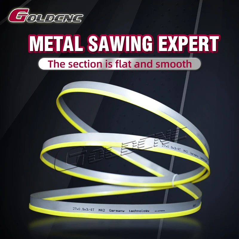 GOLDCNC GB4230 carbon steel band saw blade M42 bi-metal band saw blade for metal