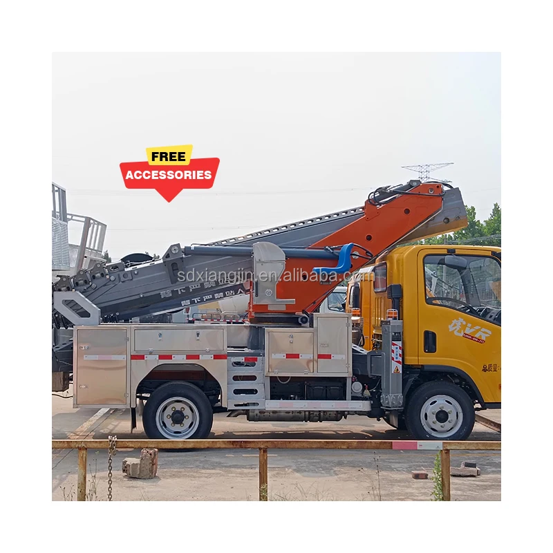 GKS 20m Aerial Operation Lifting Platform Truck High Altitude Telescopic Bucket Truck