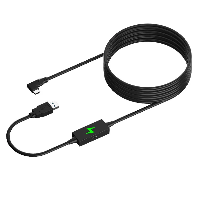 Extra power supply type-c usb cable for oculus quest 2 vr link cable