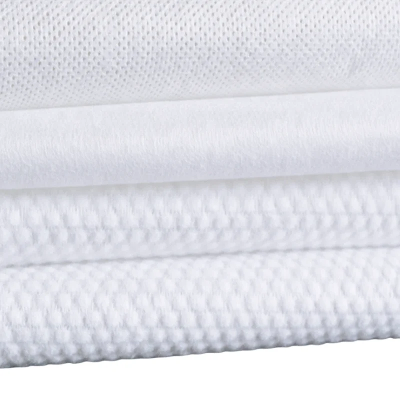 Wet Wipes Non Woven Viscose Polyester Spunlace Fabric Raw Materials Bamboo Non Woven Dry Face Towels