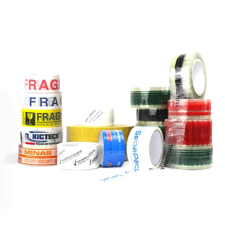 Yongsheng Custom Logo Packaging Tape Fragile for Carton Sealing Bopp Adhesive Tape Packing Printed Tape