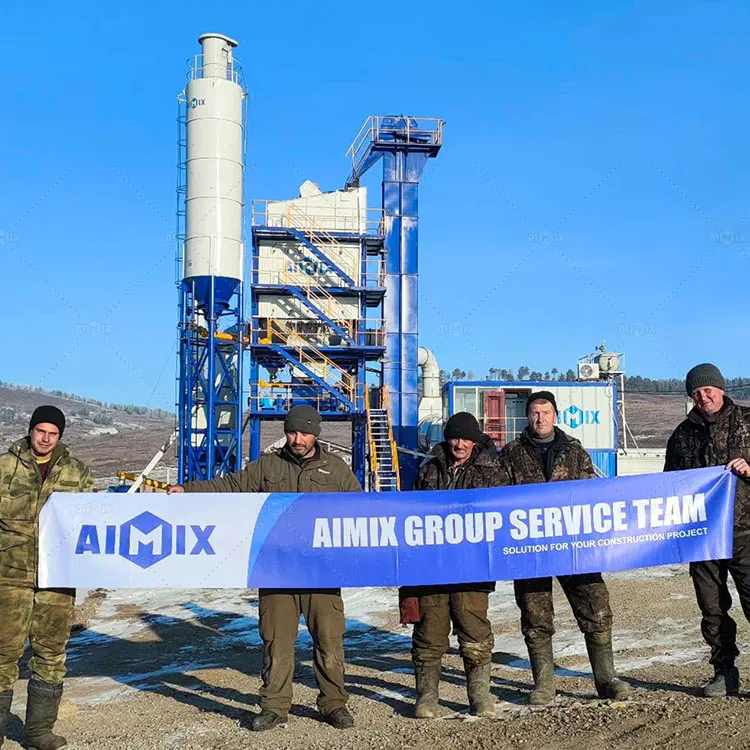 Stationary 80-100 TPH Hot Mix Asphalt Batch Plants Manufacturer - Aimix