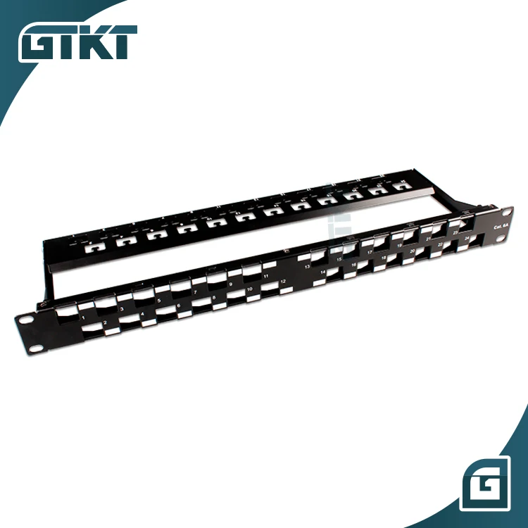  Модульная коммутационная панель с 24 портами Cat6a keystone jack lan для сетевых