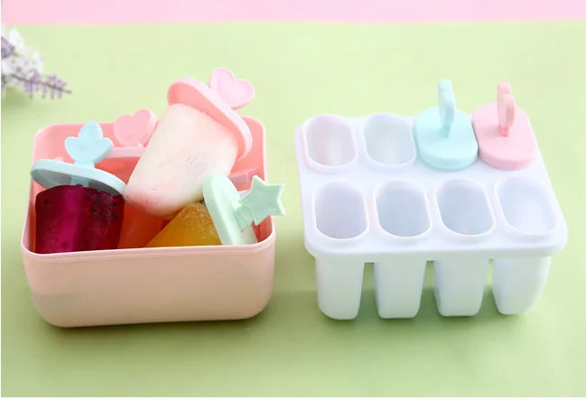 Homemade popsicle mold summer children cartoon DIY ice cream making mold ice cream popsicle 8 models