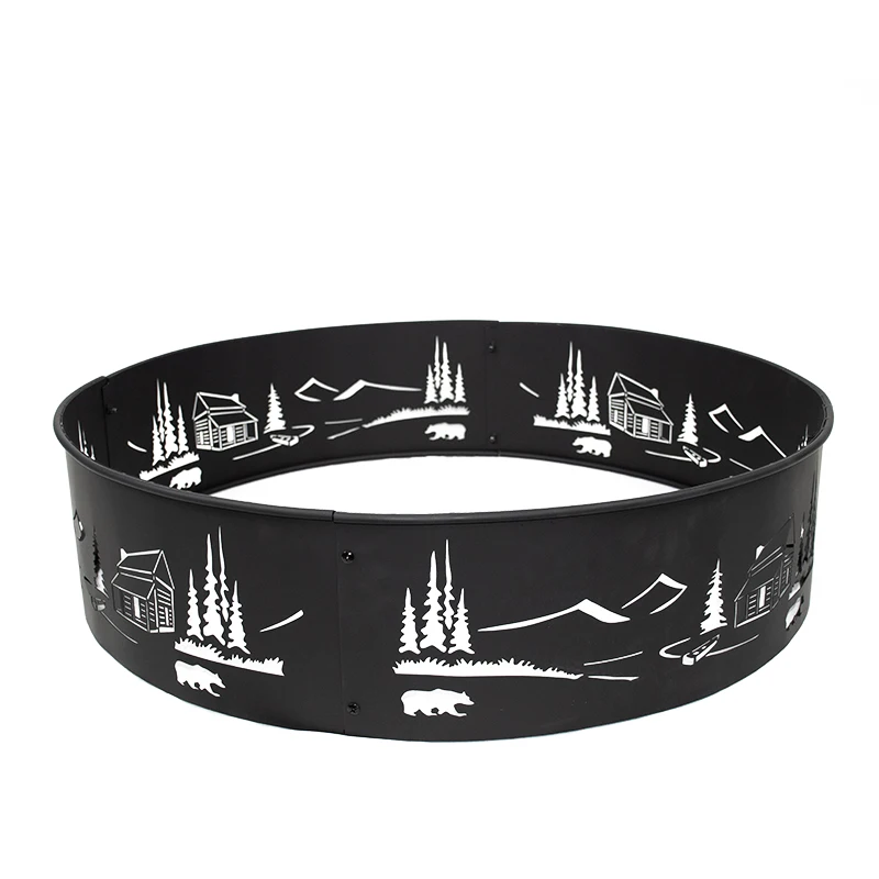 OEM дизайн, кольцо для кемпинга на открытом воздухе, профессиональная Заводская кольцевая горелка для костра