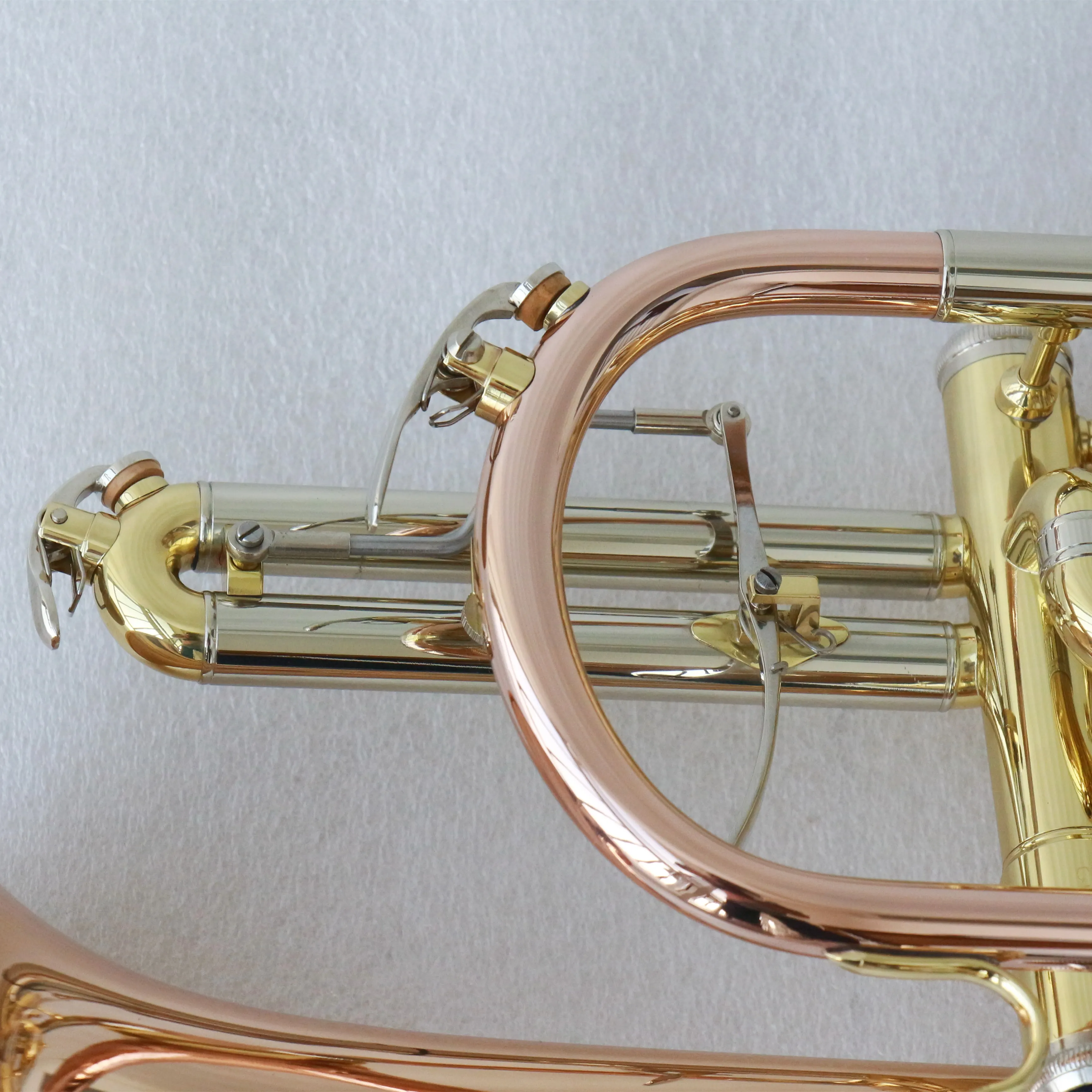 Высококачественный инструмент Bb tone cornet латунный корпус мельхиоровые шлепанцы золотой лак оптовая продажа корнетная труба