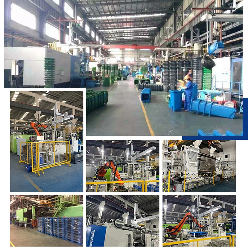 120 240 360 660 1100 Liter Outdoor Industrial Garbage Dustbin Trash Can Plastic Waste Bins