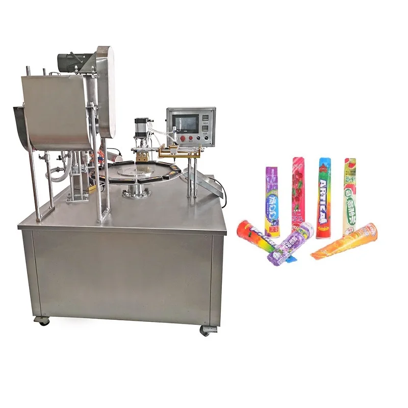 cone cup packing ice lolly calippo tube filling and sealing machine