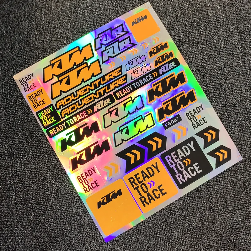 Motorcycle reflector Sticker Motorcycle Tank Sticker Tank Pad Protector motorcycle tankpad for KTM DUKE
