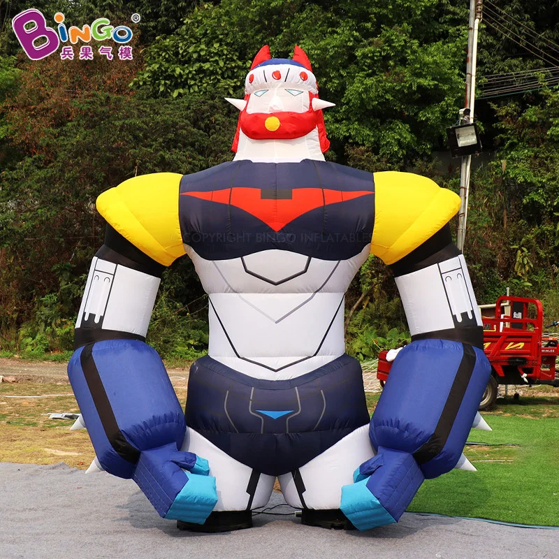 Bingo Life Size Inflatable Mscot Robot Costume Air Robot Cartoon Character Toys Giant Inflatable Robot For Advertising