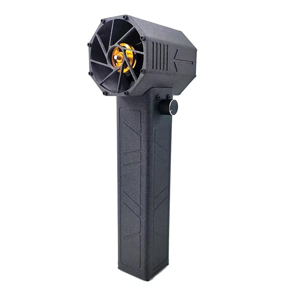 handheld 64mm industrial turbo jet fan for car wash blower dryer with 8 battery rechargeable air blower