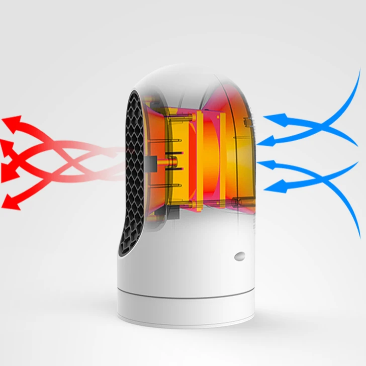 Drop Shipping LOW Price 400W Room Mini Heater Portable USB Desktop Heater Fan Electric Heaters For Winter