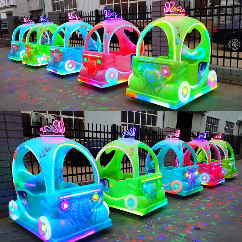Princess Float Bumper Cars Amusement Funfair Kids Ride Luminous Electric Amusement Car Princess Float for Sale