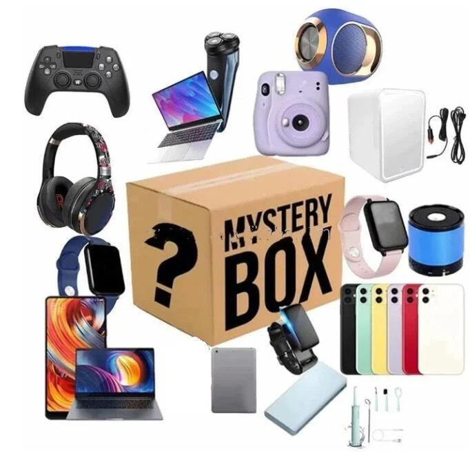 3C electronic products lucky maystery gift box secret box has chance to open gaming earphone smart watches cameras more gifts