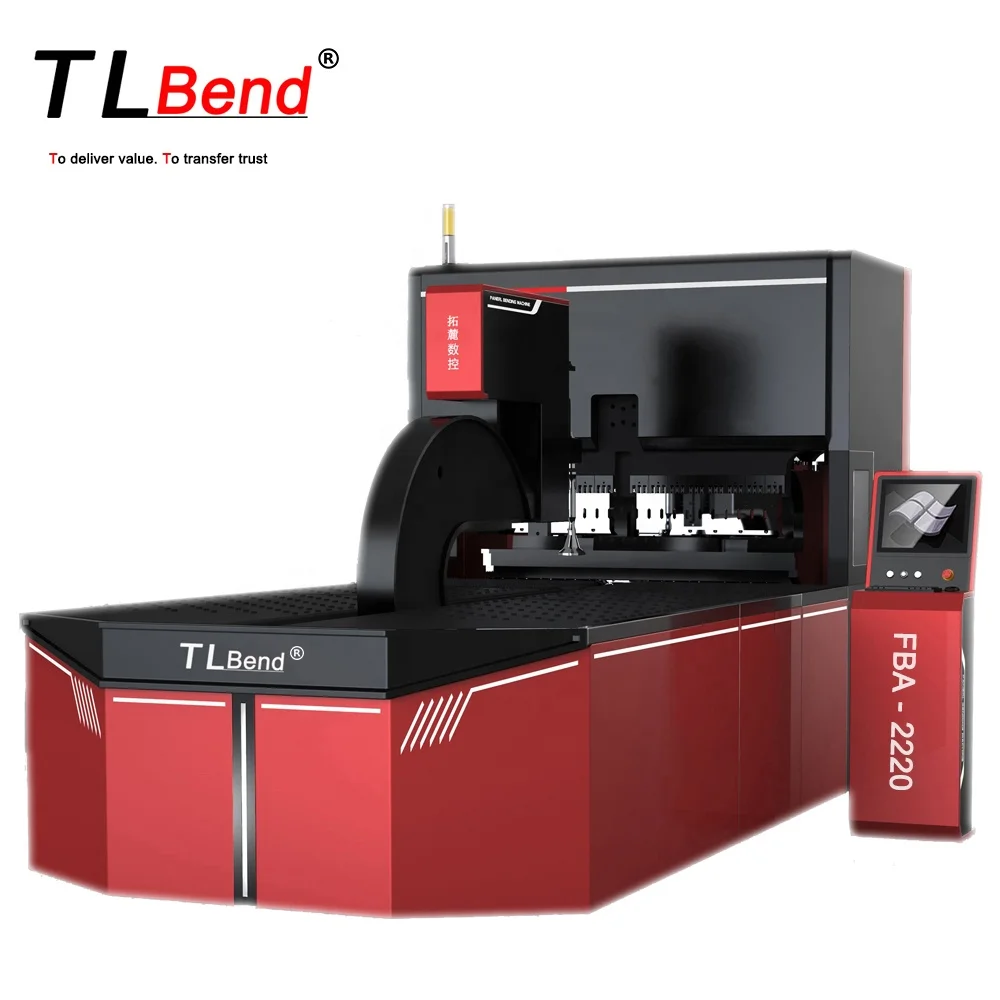 TLBend Brand FBA-2000mm CNC Servo Automatic Panel bender for sheet metal box bending