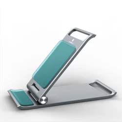 new arrival metal aluminum desktop anti-slip smartphone mobile phone cell phone holder stand folding