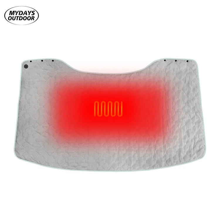 Mydays Tech Lightweight Portable Cordless Super Cozy Soft Comfortable 3 Heating Levels Heated Wearable Shawl Camping Blankets