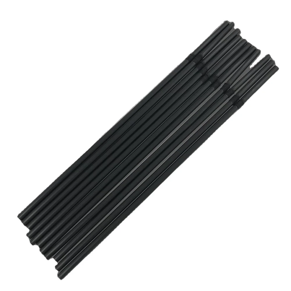 disposable portable two hole coffee stirrer hard drinking plastic straws